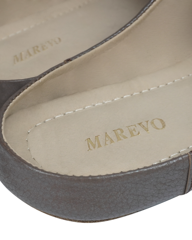 MAREVO Home Slippers Premium Leather – Brown Classic