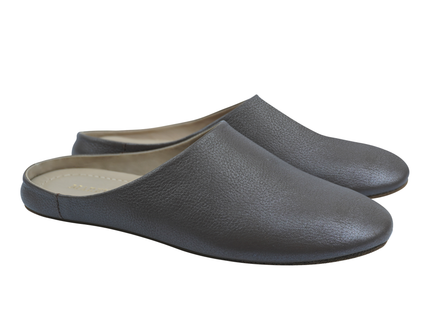 MAREVO Home Slippers Premium Leather – Brown Classic