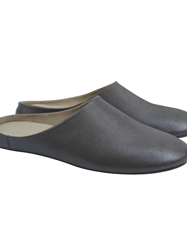 MAREVO Home Slippers Premium Leather – Brown Classic