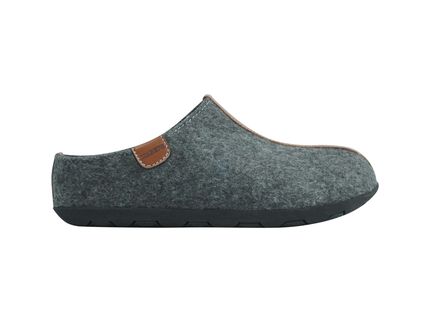 MAREVO Premium Felt Indoor Slippers – Grey