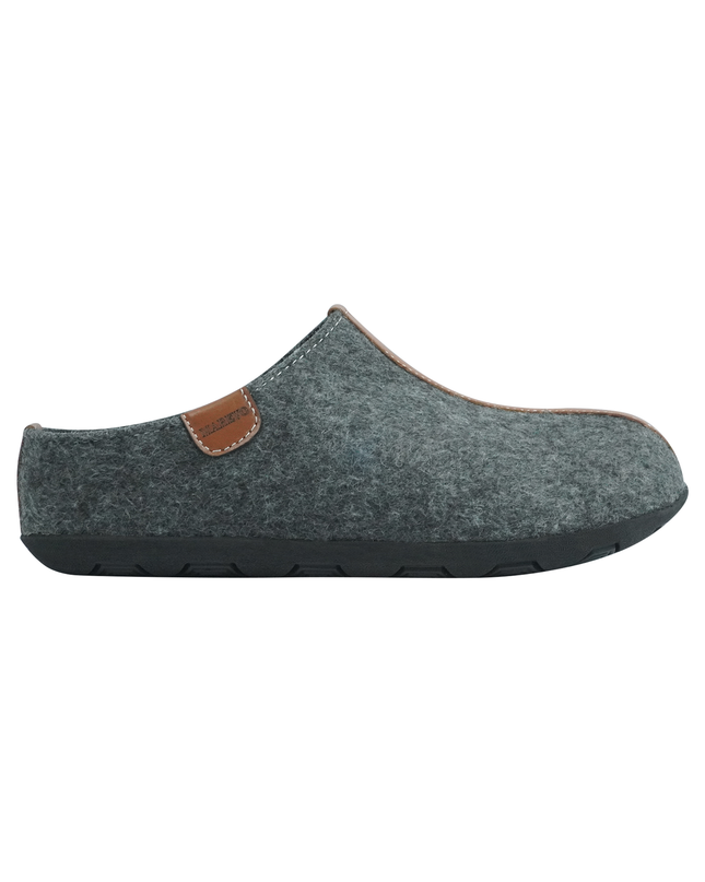 MAREVO Premium Felt Indoor Slippers – Grey